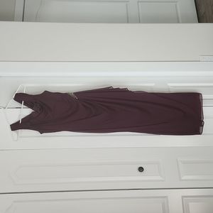 Alex Evenings Formal Gown 8 petite burgundy